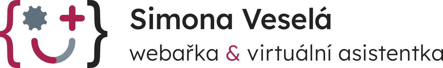Simona Veselá - webařka a virtuální asistentka
